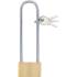 Cadenas Type L Arceau Extrahaut - 87 x 27 x 147 mm - Acier, Sécurité Renforcée - Pro - D-Work