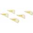 Lames de Rechange 5 pcs 48 x 17 x 79 mm - Blanc - Compatible Art. 85200 - Précision et Durabilité - D-Work
