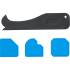 Jeu de Lissage Silicone 4 Pièces - Plastique Résistant - Finition Parfaite et Facilité d Utilisation - BGS