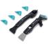 Décolleur de Joint Silicone et Jeu de Spatules 7 pcs - Outils Polyvalents pour Décapage et Finition - D-Work