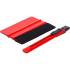 Jeu de 2 Racloirs Plastique 21,9x11x1,4 cm - Bord Feutré - Protection et Finition Parfaite pour Films - BGS
