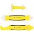 Décolleur de Joint Silicone et Jeu de 3 Spatules - 17,5x4,9x25,7 cm - Plastique Résistant - Nettoyage et Décollage Faciles - BGS