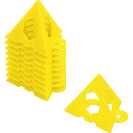 Pyramides de Calage pour Travaux de Peinture - Lot de 10 pcs - Plastique Résistant - Maintien Stable et Pratique - D-Work
