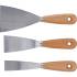 Jeux de Spatules 3 pcs 30/50/80 mm - Poignée en Bois - Précision et Confort d Utilisation, Pro - D-Work