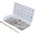 Assortiment d’Écrous Autobloquants 330 pièces - Laiton - Fixation Sécurisée et Durable - BGS