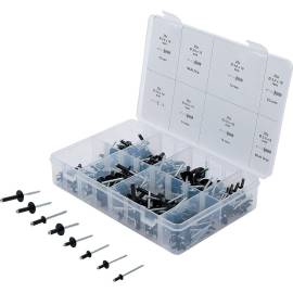 Assortiment de Rivets Pop Aluminium 3,2-4,8 mm - 200 pcs - Fixation Rapide et Durable - D-Work