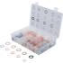 Assortiment de Joints d Étanchéité 250 pcs - Cuivre, Aluminium, Nylon - Réparations Fiables et Durables - D-Work