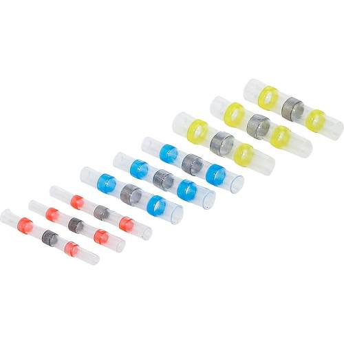 Assortiment de Connecteurs de Soudure et Gaine Thermorétractable 9 pièces - Isolation et Protection Fiables - BGS