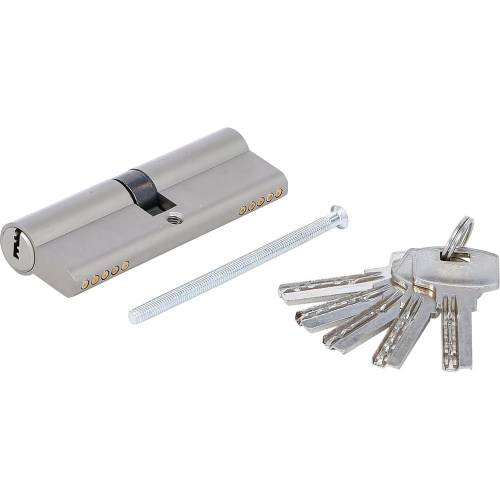 Cylindre de Serrure de Sécurité 90 mm 45/45 mm - Acier, Résistant et Fiable - - BGS
