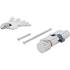 Cylindre de Serrure de Sécurité 60 mm - Avec Bouton - Sécurité Renforcée et Facilité d Utilisation - BGS
