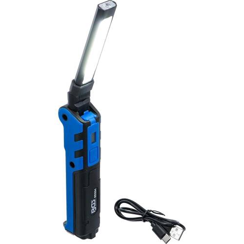 Baladeuse Pliable à Accu 5W - COB-LED, Compacte et Puissante - BGS