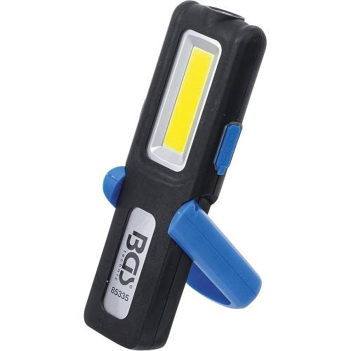 Lampe de Travail COB-LED Repliable - 14,6 x 3,9 x 24,6 cm - Puissante et Portable - Plastique - D-Work
