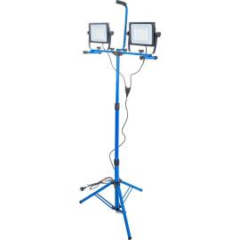 Projecteur de Travail Double SMD-LED 2 x 70W - Avec Pied - Puissant et Stable, 140W - D-Work