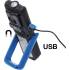 Lampe de Travail COB-LED Repliable - 14,6 x 3,9 x 24,6 cm - Puissante et Portable - Plastique - D-Work