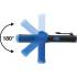 Lampe de Travail COB-LED Repliable - 14,6x3,9x24,6 cm - Puissante et Portable - - BGS