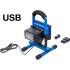 Projecteur de Travail à Batterie 5W COB-LED - Compact 14,8x32x19,6 cm - Puissant et Portable - BGS