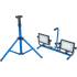Projecteur de Travail Double SMD-LED 2 x 70W - Avec Pied - Puissant et Stable - BGS