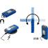 Lampe d'Atelier COB-LED Repliable - Aimant et Crochet, Charge par Induction - Pratique et Polyvalente - D-Work