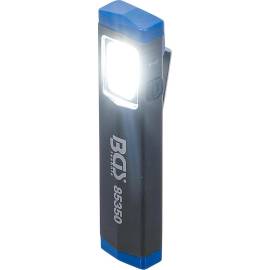 Mini-Baladeuse COB-LED en Aluminium - 10 x 2.4 x 16 cm - Puissante et Compacte, Zones Difficiles - D-Work