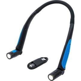 Baladeuse d’Atelier COB-LED - 15,3x3,2x27 cm - LED Puissante, Poignée Ergonomique - Éclairage Pratique et Mobile - BGS