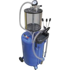 Récupérateur d’Huile Pneumatique 70L - 45x92.5x49.5 cm - Capacité Importante, Mobilité Facile - BGS