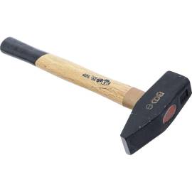 Marteau Mécanicien 2000 g - Manche Bois, Norme DIN 1041 - Précision et Robustesse - BGS