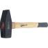 Marteau Mécanicien 2000 g - Manche Bois, Norme DIN 1041 - Précision et Robustesse - BGS