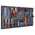 Porte-Outil Mural 3 pcs - 9,9 x 4,6 x 18,3 cm - Organisation et Gain de Place, Plastique - D-Work