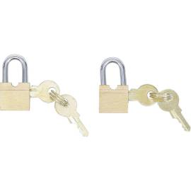 Jeu de Serrures de Bagages 15 mm - 2 pcs - Sécurité et Facilité d Utilisation - D-Work