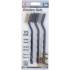 Jeu de Brosses 3 pcs 175 mm - Poils Métalliques, Manche Ergonomique - Nettoyage Efficace et Durable - D-Work