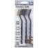 Jeu de Brosses 3 pcs 175 mm - Poils Métalliques, Manche Ergonomique - Nettoyage Efficace et Durable - D-Work