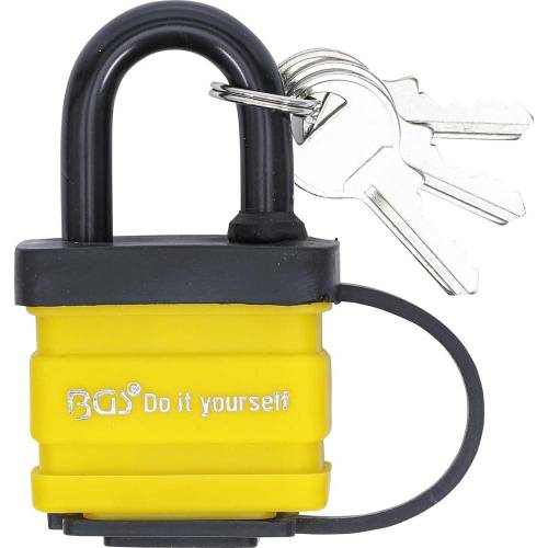 Cadenas 40 mm - Hydrofuge, Résistant à l Eau - Sécurité Fiable, Acier, Pro - D-Work