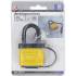Cadenas 40 mm - Hydrofuge, Résistant à l Eau - Sécurité Fiable, Acier, Pro - D-Work