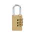 Cadenas 40 mm - Hydrofuge, Résistant à l Eau - Sécurité Fiable, Acier, Pro - D-Work