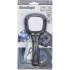 Loupe de Main LED - 13,1 x 3,4 x 25,9 cm - Éclairage LED, Grossissement Précis - - BGS