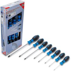 Jeu de Tournevis Six Pans Intérieurs 8 pcs - Acier Résistant - Précision et Confort d Utilisation - D-Work