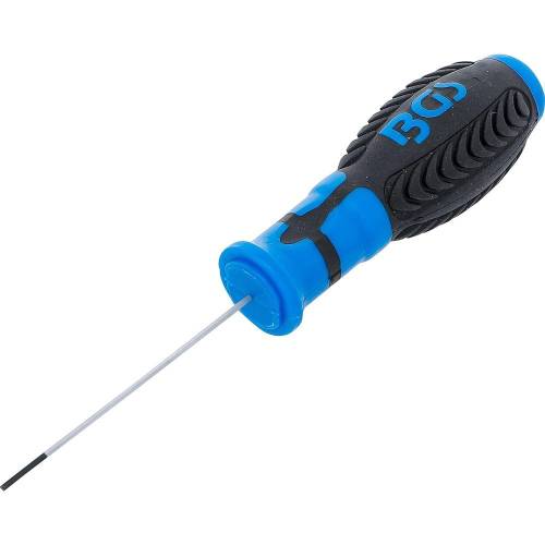 Tournevis Six Pans Intérieurs 1,5 mm - Lame 75 mm - Précision et Maniabilité - - BGS