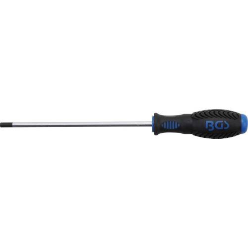 Tournevis Six Pans Intérieurs 5 mm - Lame 150 mm - Acier Résistant - Précision et Confort d Utilisation - BGS