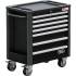 Servante d Atelier Vide 7 Tiroirs - Hauteur 71,5 cm, Largeur 51,5 cm, Profondeur 46 cm - Robuste et Compact - BGS