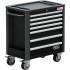 Servante d Atelier Vide 7 Tiroirs - Hauteur 71,5 cm, Largeur 51,5 cm, Profondeur 46 cm - Robuste et Compact - BGS