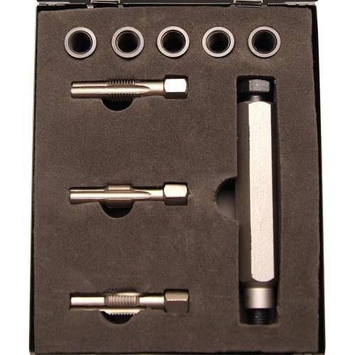 Kit de Réparation Filet de Bougie M10 x 1,25 - - Réparation Facile et Durable - BGS