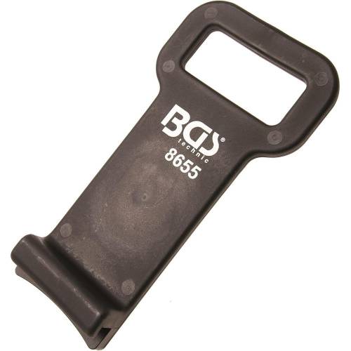 Dispositif de Retenue de Talon de Pneu - 19x5.9x37.8 cm - Plastique Résistant - Sécurité et Maintien Fiable - BGS