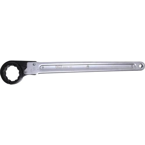 Clé à Tuyauter à Cliquet 32 mm - Acier Résistant - Prise Ferme et Efficace - BGS