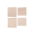 Jeu de Coins Bois 4 pcs - 11,7 x 11,2 x 1,4 cm - Bois Naturel - Maintien et Calage Précis - D-Work