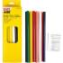 Bâtonnets de Colle de Rechange 10 pièces - 0,08x0,025x0,358 m - Compatible Art. 865, 8057 - Fixation Rapide et Pratique - BGS