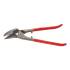 Cisailles à Tôle - 36,7 x 14,9 x 7,5 cm - Acier, Coupe Précise et Durable - Usage Professionnel - D-Work
