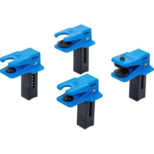 Obturateurs de Tuyauterie - 4 pcs 114 x 56 x 209 mm - Plastique Résistant - Étanchéité Fiable, Pro - D-Work