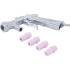 Pistolet de Sablage de Rechange - 20,1 x 3,8 x 21,8 cm - Compatible Art. 8717 - Remplacement Facile et Fiable - D-Work