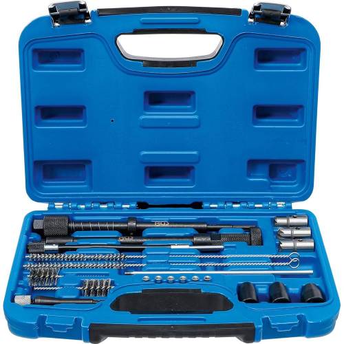Kit de Nettoyage Siège et Compartiment d’Injecteur - 1 Set 24x8x34,5 cm - Nettoyage Précis et Efficace - BGS