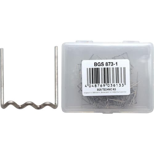 Agrafes de Réparation Forme U Ø0,6 mm - 100 Pièces - Fixation Précise et Durable - - BGS